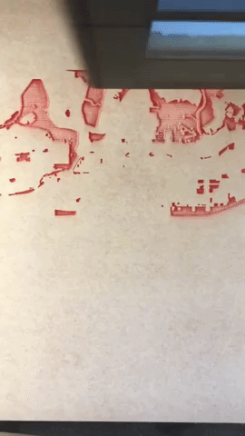 Laser Map GIF by James Proctor