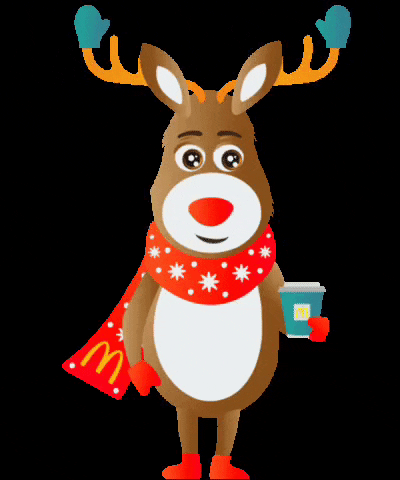 reindeer mccafe GIF