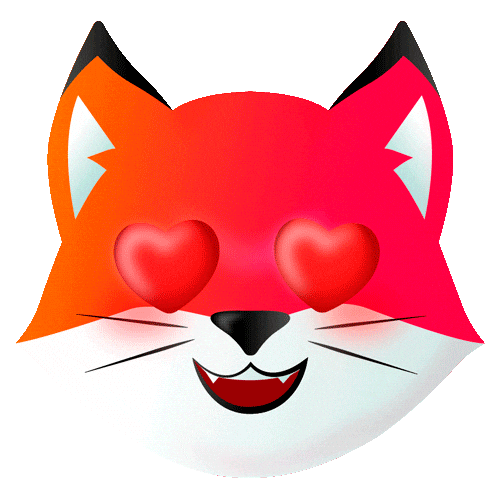 Fox Love Sticker by Mobdev_redes
