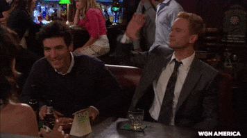 High Five How I Met Your Mother GIF by WGN America