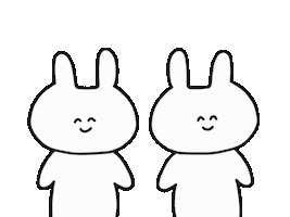Happy Rabbit Sticker