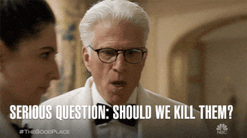 should we kill them season 3 GIF by The Good Place