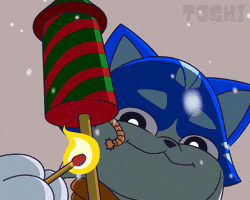 Happy New Year GIF by Toshithecat