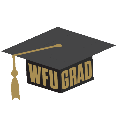 Wfugrad Sticker by Wake Forest University
