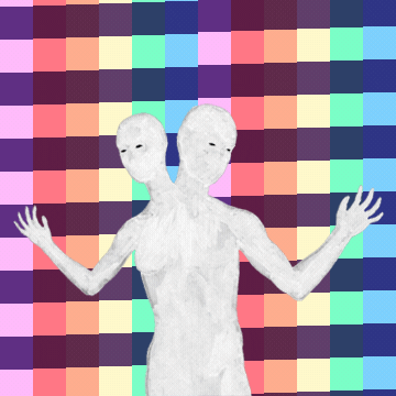 Rainbow Stripes GIF by Trevor Anderson
