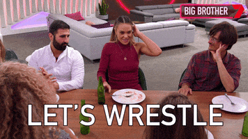Wrestle Big Brother GIF by Big Brother Australia