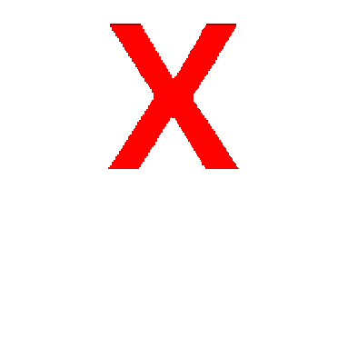 X Sticker