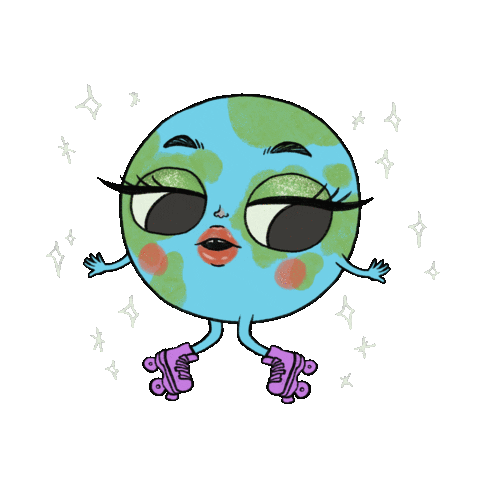 Planet Earth Skate Sticker