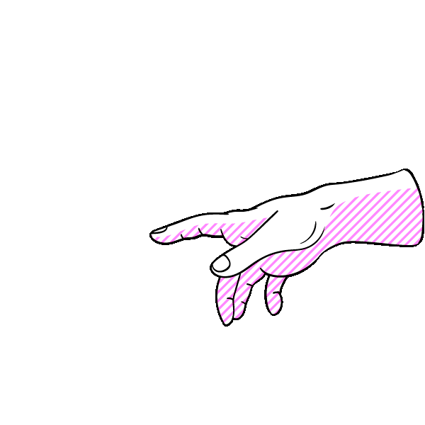 Rosa Mano Sticker