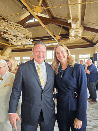 Daniel Ladner With The Governor Of New Jersey GIF