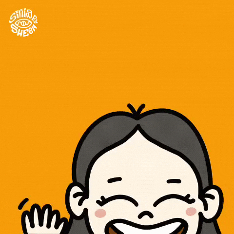 Orange Smile GIF