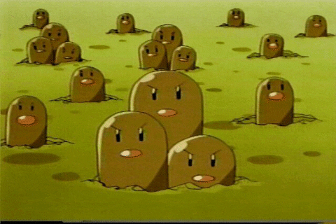 Image result for Dugtrio gif