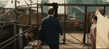 Mr Bean Fence GIF