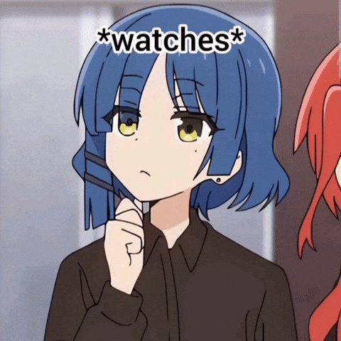 Watches Ryo GIF