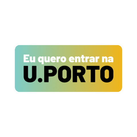 University Candidatura Sticker by Universidade do Porto