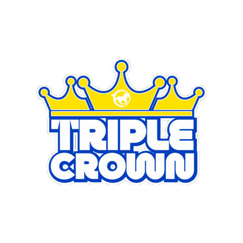 Triple Crown Sticker by Mustang Cheer
