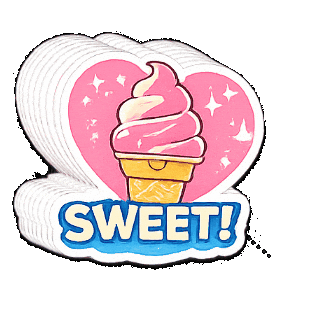 Ice Cream Pink Sticker