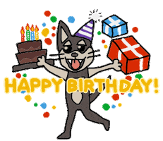 Happy Dog Sticker