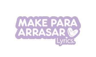 Lyrics Cosméticos Sticker