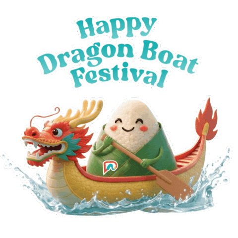 Dragon Boat Rice Dumpling Sticker by Passionationco