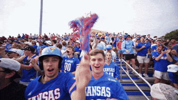 Rock Chalk Jayhawk GIF by Kansas Athletics