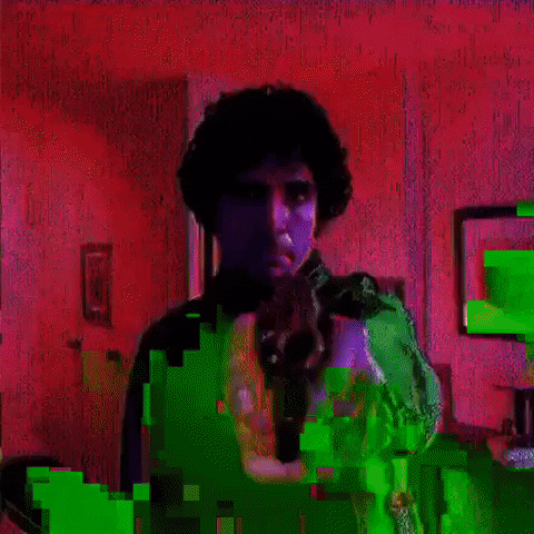 glitch portrait GIF by Death Orgone
