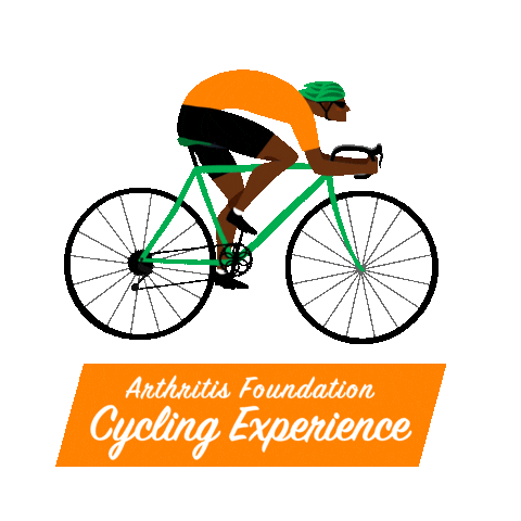 West Coast Bike Sticker by Arthritis Foundation