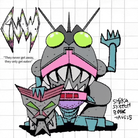 Transformers Shikasketchbook GIF by Stella 52