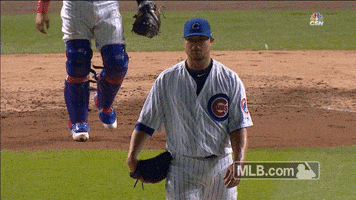 jon lester exhale GIF by MLB