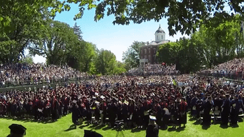graduation class of 2017 GIF by Linfield College