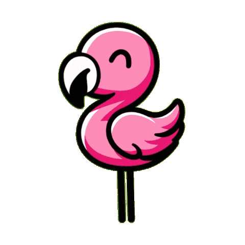 Kevin Flamingo Sticker by Ride PSTA