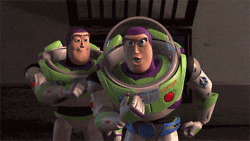 scared toy story GIF