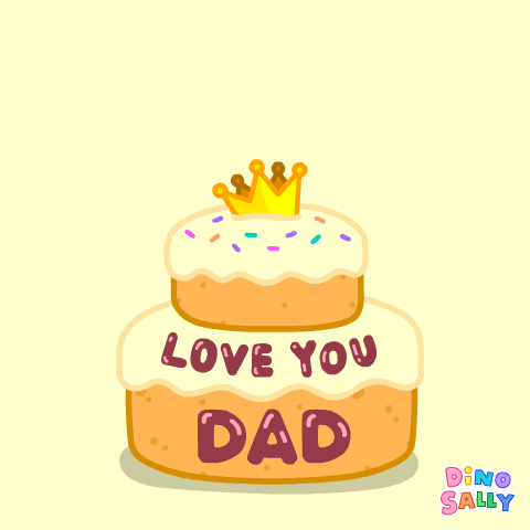 Happy Fathers Day GIF by DINOSALLY