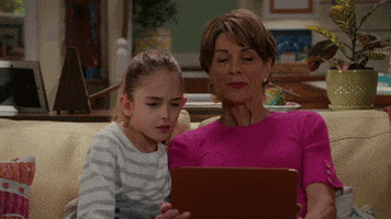 american housewife watching tv GIF by ABC Network