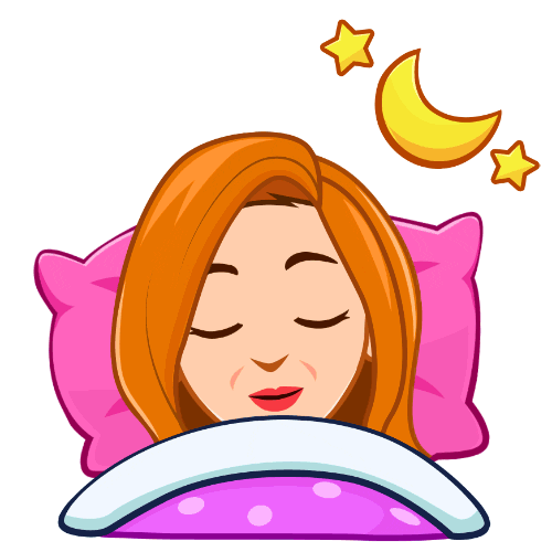 Sleepy Good Night Sticker by My Town Games
