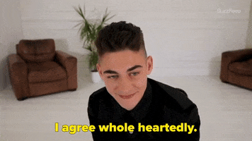 Hero Fiennes Tiffin Agree GIF by BuzzFeed