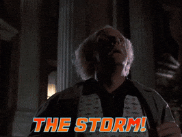 Warning Doc Brown GIF by Back to the Future Trilogy