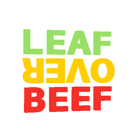 Vegan Beef Sticker by ExtraFood