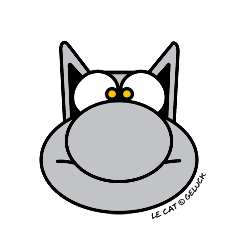 LE CAT © PHILIPPE GELUCK GIF