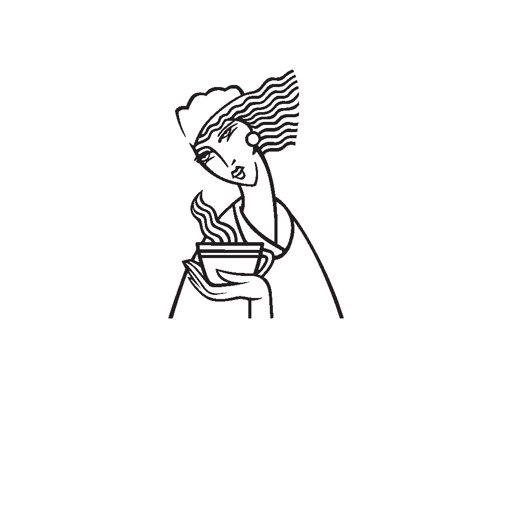 Scarlet's Coffee Sticker