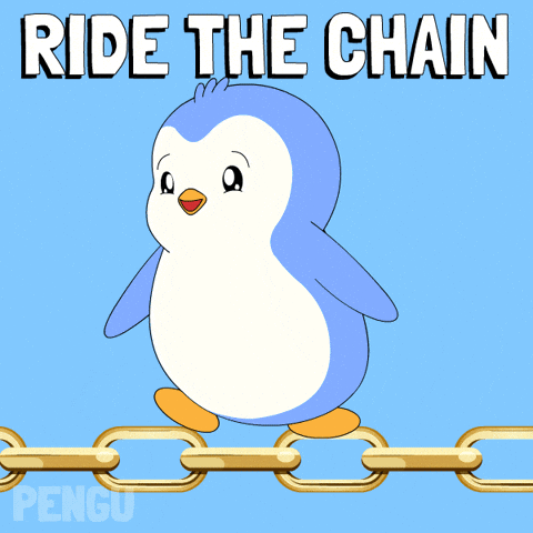 Chain Reaction Ride GIF by Pudgy Memez