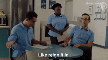 Reign It In Drama Queen GIF by Kim's Convenience
