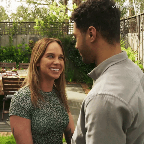 Couple Smile GIF by Neighbours (Official TV Show account)