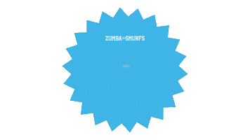 Smurfs Zumba Wear Sticker by Zumba Fitness