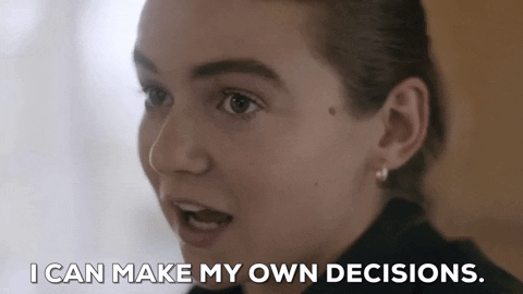 I Can Make My Own Decisions GIF by The Orchard Films