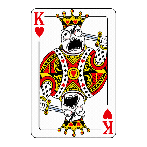 All In Joker Sticker by Rageguy