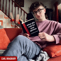 Book Question GIF by Carl Bradbury