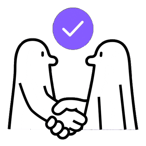 Shake Hands Ok Sticker by Melio