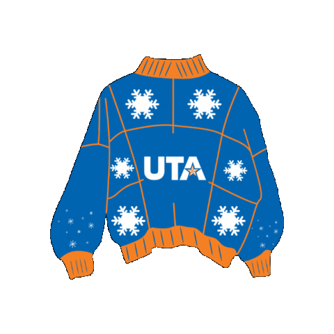 Winter Sweater Sticker by UT Arlington