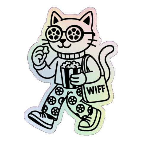 Cool Cat Sticker by Windsor Film Festival